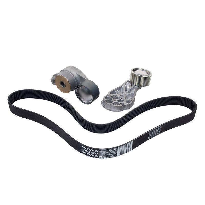 Ilustração Kit Correia + Polia + Tensionador para Caminhões Volvo - 85146116 [Imagem 2]