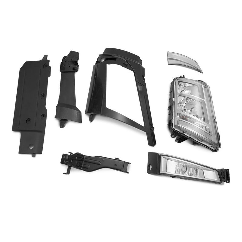 Ilustração Kit de farol lado direKito para seu Caminhão Volvo - 23180790 [Imagem 1]
