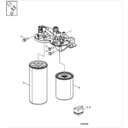 Kit de filtros de combustível para Caminhões Volvo - 24299152